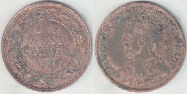 1919 Canada 1 Cent A005405